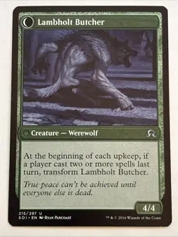 MTG Shadows over Innistrad Lambholt Pacifist 215/297 LP - Image 2