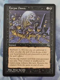 Corpse Dance - Tempest - Magic the Gathering - MTG - Light Play - Image 1