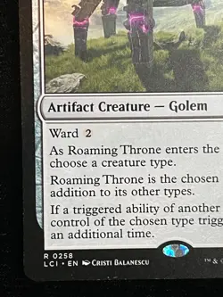 Roaming Throne NM The Lost Caverns of Ixalan MTG English - Image 2