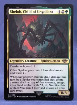 Shelob, Child of Ungoliant -MTG- Lord of the Rings LOTR LTR - NM Excellent - Image 1