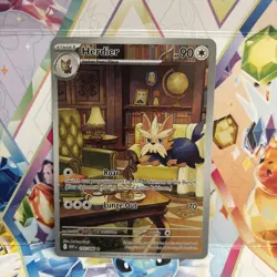 Pokemon White Flare Illustration Rare Herdier Card 155/086 Pokemon TCG NM - Image 4