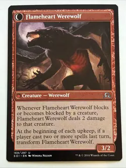 MTG Shadows over Innistrad Kessig Forgemaster 169/297 LP - Image 2