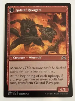 MTG Shadows over Innistrad Gatstaf Arsonists 158/297 LP - Image 2