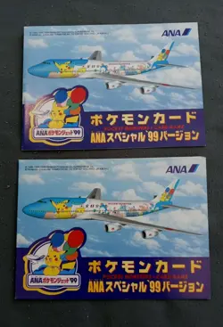 FOLDERS ONLY For ANA Airlines Pokemon Promos Articuno Moltres Zapdos Pikachu Lot - Image 1