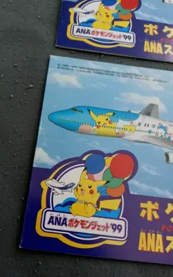 FOLDERS ONLY For ANA Airlines Pokemon Promos Articuno Moltres Zapdos Pikachu Lot - Image 3