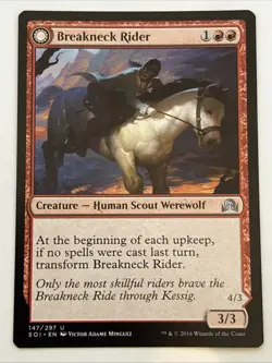 MTG Shadows over Innistrad Breakneck Rider 147/297 LP - Image 1