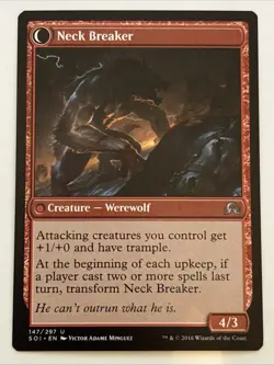 MTG Shadows over Innistrad Breakneck Rider 147/297 LP - Image 2