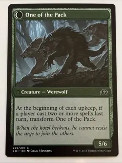 MTG Shadows over Innistrad Solitary Hunter 229/297 LP - Image 2