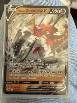 Hisuian Decidueye V 83/189 Ultra Rare Astral Radiance Pokemon TCG Near Mint - Image 1