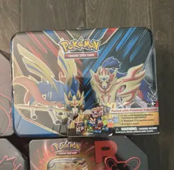 Pokemon Team Rocket/Destined Rivals Tin Set of 3 + 2020 Spring Collectors Chest! - Image 2