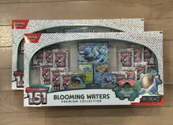 Pokemon Scarlet & Violet 151 Blooming Waters Premium Collection Box Sealed 1 Box - Image 1