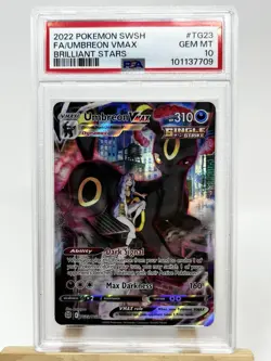 PSA 10 Umbreon VMAX TG23/TG30 - 2022 Pokemon Brilliant Stars Trainer Gallery - Image 1