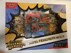Pokemon TCG Mega Evolution Ascended Heroes Mega Emboar ex Box 2023 Promo Booster - Image 1