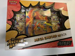 Pokemon TCG Mega Evolution Ascended Heroes Mega Emboar ex Box 2023 Promo Booster - Image 2