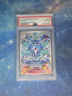 PSA 10 Palafin 200 Obsidian Flames Pokemon Card - Image 1