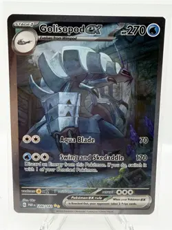 Pokemon TCG Golisopod ex SV04 Paradox Rift Special Rare Holo English 246/182 - Image 3
