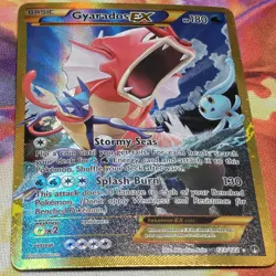 Pokemon TCG Gyarados EX 123/122 XY Breakpoint 2016 Secret Holo Rare Card - Image 1