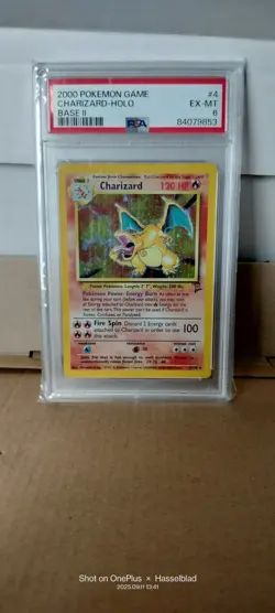 Pokemon Base Set 2 Charizard PSA 6 Minty Fresh Cert. - Image 3