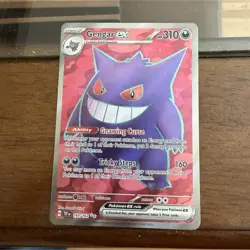 The Pokemon Company Gengar EX Full Art Holo Ultra Rare 193/162 SV05 310 HP - Image 1