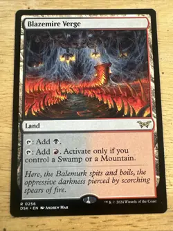 Blazemire Verge - DSK 0256 - NM - MTG Magic - Image 1