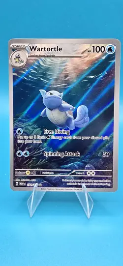 Wartortle 171/165 Sv: Scarlet & Violet 151 Holo Illustration Rare POKEMON TCG/B2 - Image 1