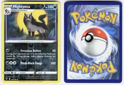 Mightyena 104/185 Uncommon Vivid Voltage Pokemon Reverse Holo Near Mint - Image 1