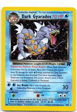 Dark Gyarados (Prerelease) 08/82 Holo WoTC Promo LP - Image 1