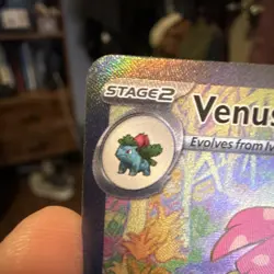 Pokemon Venusaur ex SIR 198/165 Sv: Scarlet & Violet 151 Full Art Holo 340 HP - Image 4