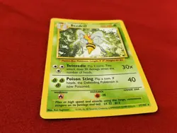 Beedrill 17/102 Rare Non Holo Base Set Unlimited WOTC Vintage LP 1999 - Image 2