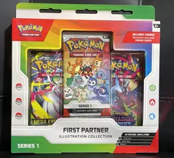 2026 Pokemon SET! First Partner Illustration Coll. Ser. 1 PLUS MINI PORTFOLIO!! - Image 2