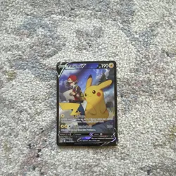 The Pokemon Company Pikachu V SWSH198 Sword & Shield Promo Holo 190 HP ENG 2021 - Image 1