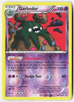 Garbodor 68/113 Holo Holo Rare Legendary Treasures Pokemon Reverse Holo NM - Image 1