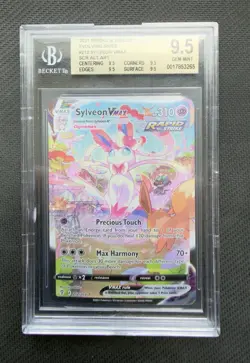 2021 Pokemon SWSH Evolving Skies Sylveon VMAX #212/203 BGS 9.5 GEM MINT - Image 1