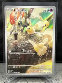 Pokemon TCG NM Cutiefly 172/162 Temporal Forces Holo Illustration Rare - Image 1
