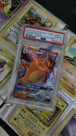 2019 Pokemon Black Star Promo | Hidden Fates Charizard GX SM211 PSA 10 - Image 1