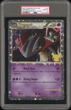 DRAGAPULT PSA 10 2021 POKEMON SWSH 132 CELEBRATIONS JUMBO - Image 1