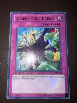 Yu-Gi-Oh! Dimensional Prison -RYMP-EN084- Ultra Rare- 1st Edition DAMAGED! - Image 1