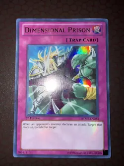 Yu-Gi-Oh! Dimensional Prison -RYMP-EN084- Ultra Rare- 1st Edition DAMAGED! - Image 2