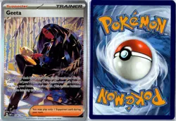 Pokemon Card - Geeta 226/197 Obsidian Flames Special Illustration Rare Near Mint - Image 3