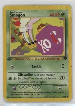 Koffing German 1st Ed. Pokemon Team Rocket #58 2000 - Image 1