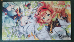Gundam Card Game Suletta And Miorine Evx02 Playmat ONLY Bandai Card Fest - Image 1