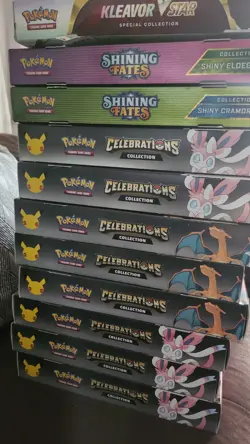 Pokemon card lot TCG Celebrations v union crown zenith shining fates 27 SEALED - Image 4
