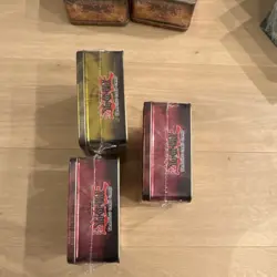 Konami Yu-Gi-Oh! Collectible Tin 2007 Sealed Lot of 3 5 Packs 46 Cards English - Image 2