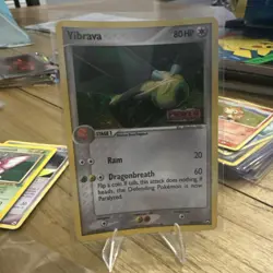 Pokemon TCG Vibrava 80 HP EX Power Keepers 38/108 2007 English Card - Image 1