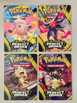 Phantasmal Flames, Mega Evolution, Perfect Order ~ Trainer Tips Art Card Sets - Image 2