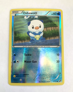 Pokemon Card • Oshawott Black & White 27/114 Reverse Holo NM - Image 1