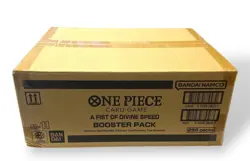 One Piece Card Game - A Fist of Divine Speed Booster Pack Sealed Case 288 Packs - Image 1