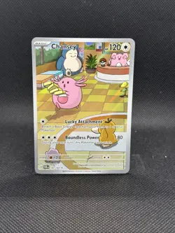Pokemon TCG Chansey Illustration Twilight Masquerade Card 187/167 - Image 1