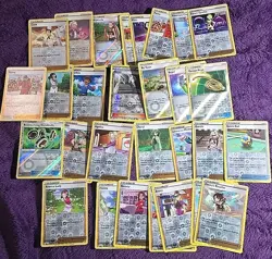 Pokemon TRAINER card lot - Holo/Reverse Holo ONLY - Rare, Common, Uncommon (40) - Image 1