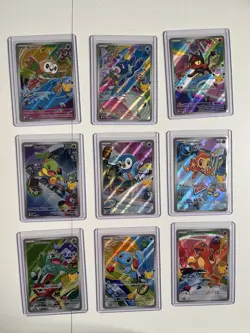 First Partner Illustration Collection Full Set 9 Cards Mint Pack Fresh Pokemon - Image 1